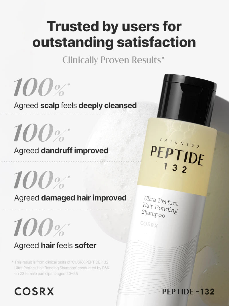 COSRX PEPTIDE-132 Ultra Perfect Hair Bonding Shampoo - Image 5